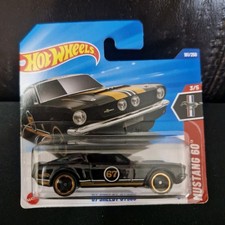 Hot Wheels 67 Shelby GT500 Black Mustang Go Series Short Card Mattel New Sealed