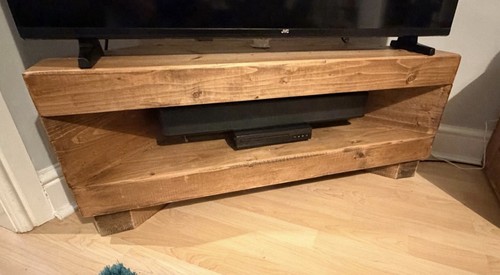 Solid wood corner unit - tv,