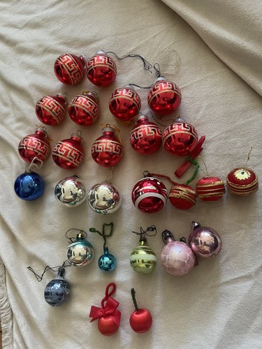 Christmas vintage glass bundle - christmas,