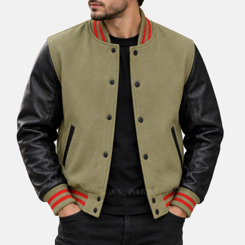 Men varsity bomber letterman - men's,