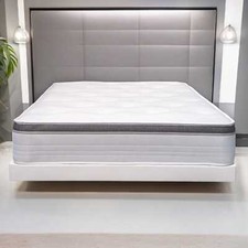 Latex Pocket Spring Mattress 5000 Hand-tufted 3FT 4FT 4FT6 Double 5FT King 6FT