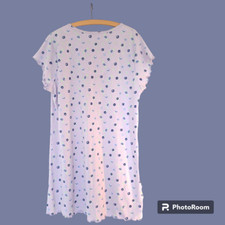 Matalan Woman's Penny Floral Print V Neck Lavender Nightdress L