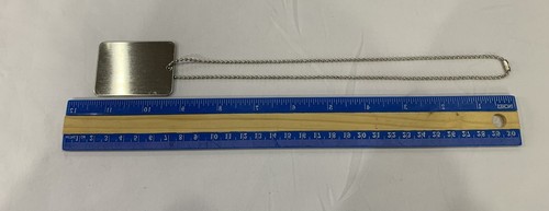 Stainless steel dog - stainless, tag