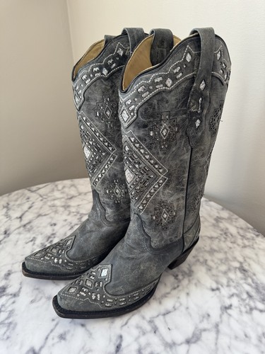 Corral boots women - boots, gray