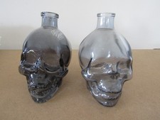 2  x  Skull Bottles    13cm