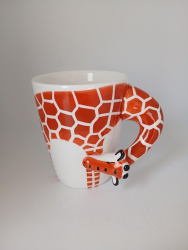Ceramic giraffe mug with - ceramic,