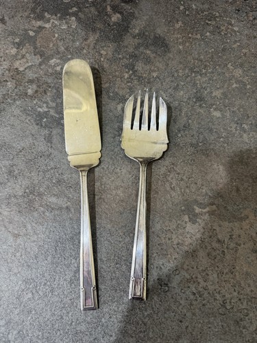 Antique silver plated - silver, fish