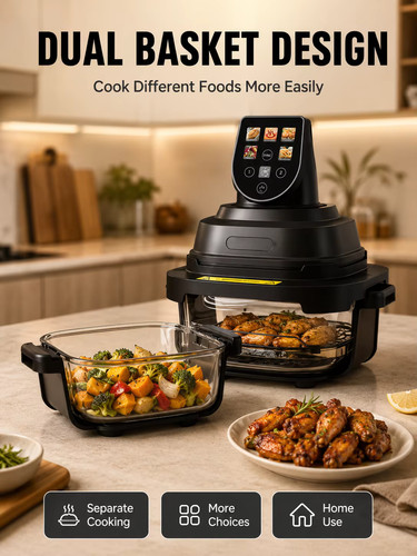 Portable glass air - fryer, 4