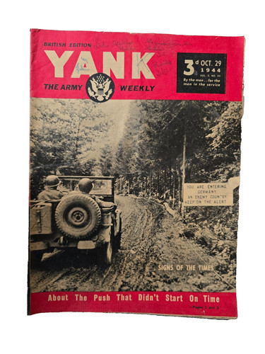 Yank the army magazine british - yank,