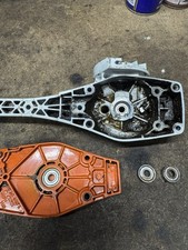 STIHL HL KM 145 Gearbox Case Bearings Top And Bottom WITH PRINTED INSTRUCTIONS.