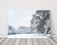 winter snow scene cnavas