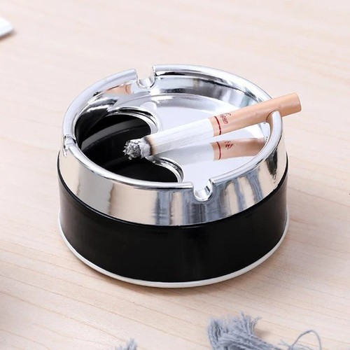 Stainless steel ashtray with - stainless,