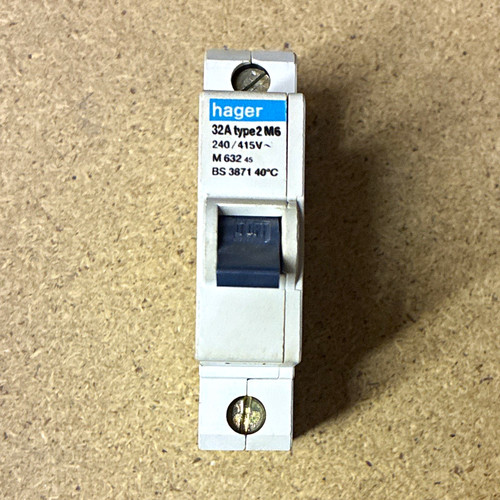 Hager 32a type din rail - 32a,