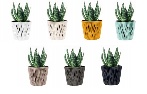 Indoor plant pots - with, insert