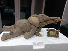 Tuskers Elephants - Tuskers Lazy Bones Limited Edition Elephant Sculpture 1939 