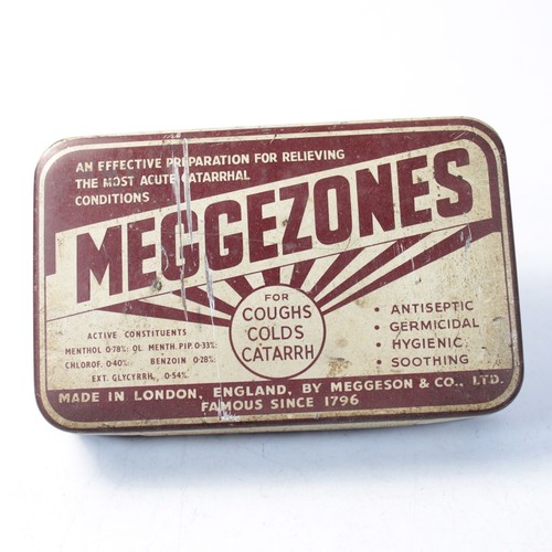 Vintage tin meggezones - tin,