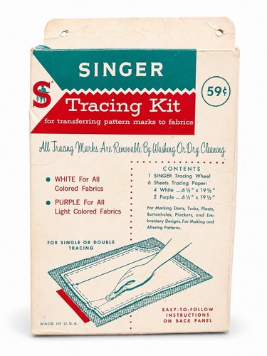 Vintage singer tracing kit - vintage,