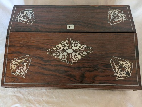Victorian rosewood writing - victorian,