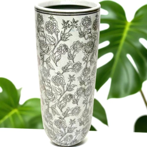 Floral ceramic round - ceramic, umbrella