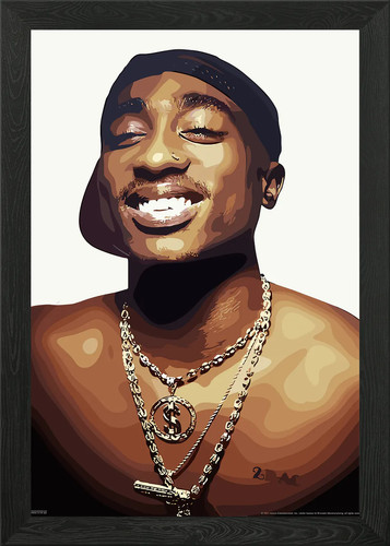 Tupac shakur portrait - shakur,