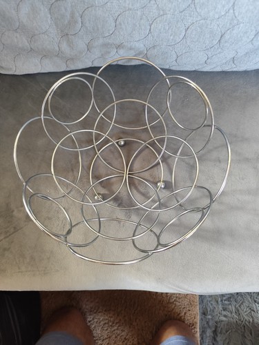 Modern chrome wire fruit - chrome,