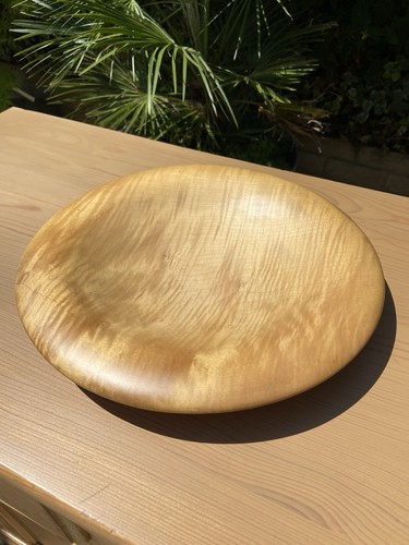 Vintage hand turned - wood, bowl