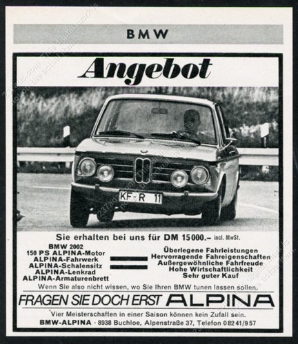 1970 bmw 2002 alpina car - 1970,
