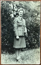 PC SIZE PHOTO PORTRAITS OF WOMENS AUXILIARY AIR FORCE LEADING AIRCRAFT PATCH