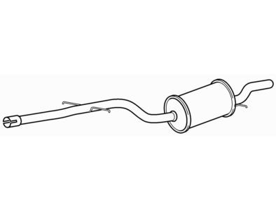 Centre exhaust silencer - exhaust, for