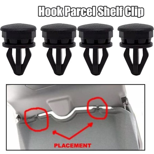 Parcel shelf clips for - 4x,