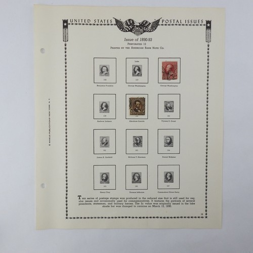 Vintage postal issues - us,
