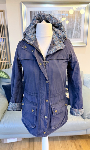 Barbour blaise wax jacket blue - barbour,