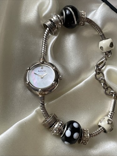 Accurist ladies silver plated - ladies,
