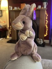 BNWT Retired Ty Beanie Baby Plush Springy the Rabbit New Tags Retired 2000 29Feb
