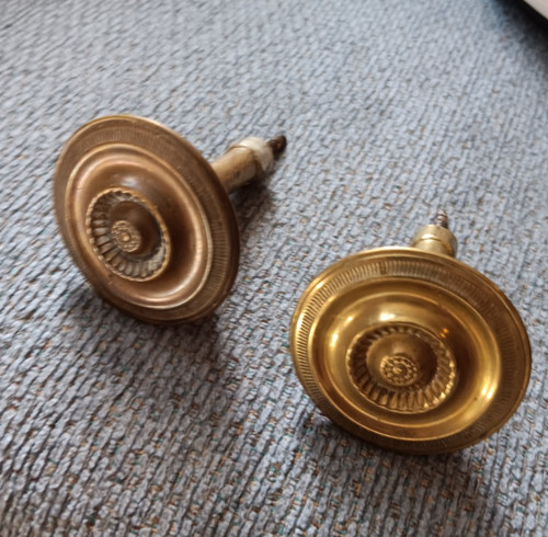 Set vintage solid brass - set,
