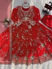 Embroidered Anarkali Suit Set