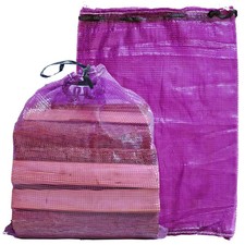 Mesh Firewood Bags 22"Ã—32" Crawfish Sacks Firewood Bags for Selling Onion Bag