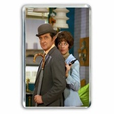 RETRO   TV  'THE AVENGERS'  JOHN STEED & TARA KING  - JUMBO FRIDGE  MAGNET
