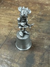 Vintage Pewter Minnie Mouse Thimble