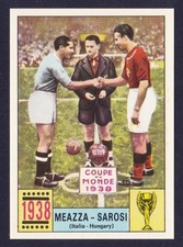 PANINI Mexico 70 1970 World Cup (Red) 1938 ITALY HUNGARY Meazza Sarosi *Nr Mint*