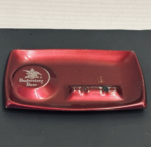 Vtg budweiser ashtray bud beer - bud,