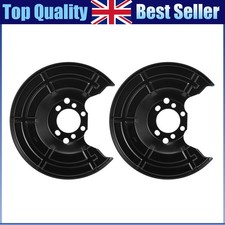 2x Rear Brake Disc Back Plates