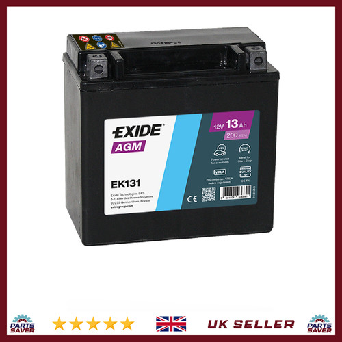 Exide ek131 agm car battery - exide,
