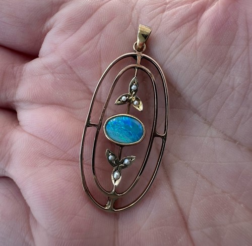 Stunning antique art nouveau - art,