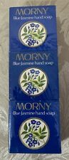 Vintage Morny Blue Jasmine - Fine English Hand Soaps - 3 x 78g - NEW / Sealed