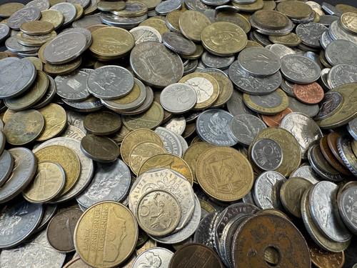 1kg mixed world coins - coins,