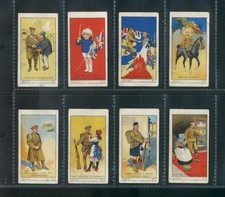 Dobson Cigarettes EUROPEAN WAR SERIES Complete Set 1917 Rare Cards