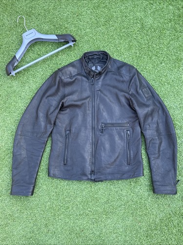 Belstaff leather jacket cafe - leather,
