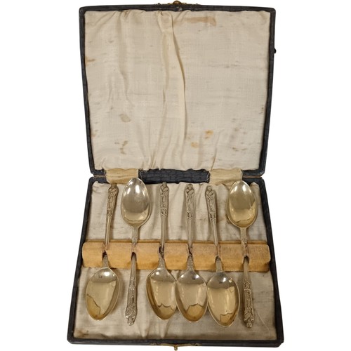 Silver plated tea - x, spoons