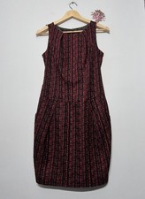 Next Size 8 Black & Red Lined